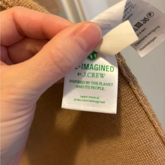 J. Crew Camel Knit Sweater Blazer - Picture 4 of 7